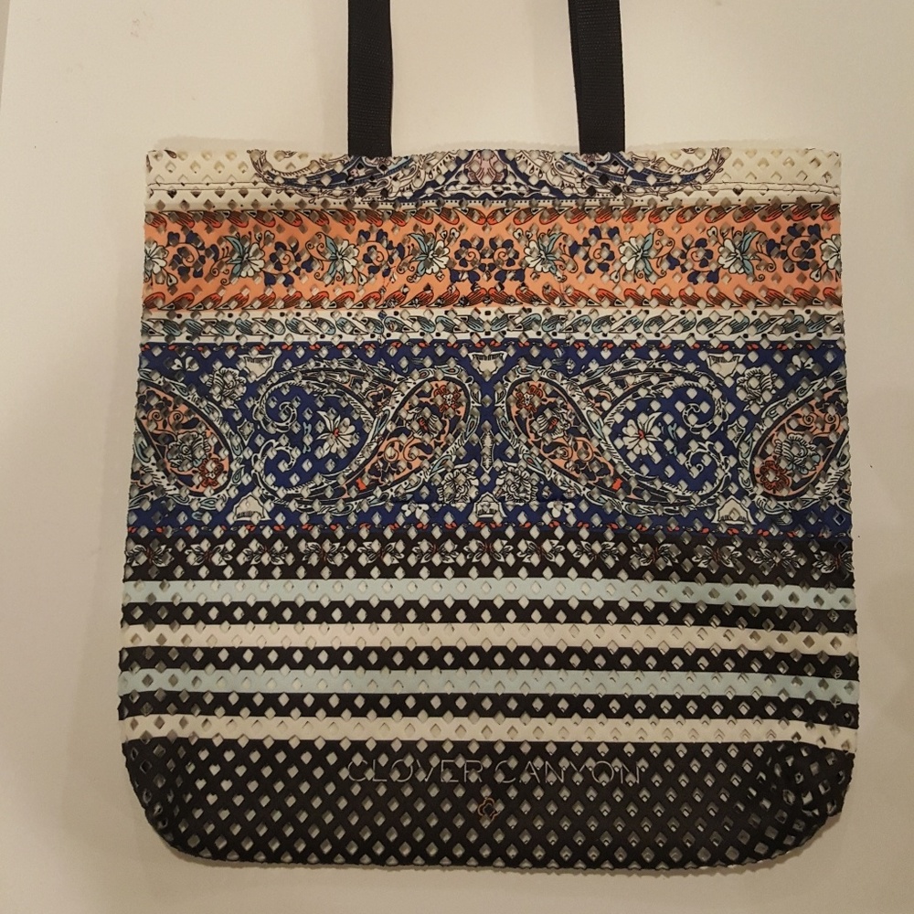 Clover Canyon Perforated Tote Bag NWOT